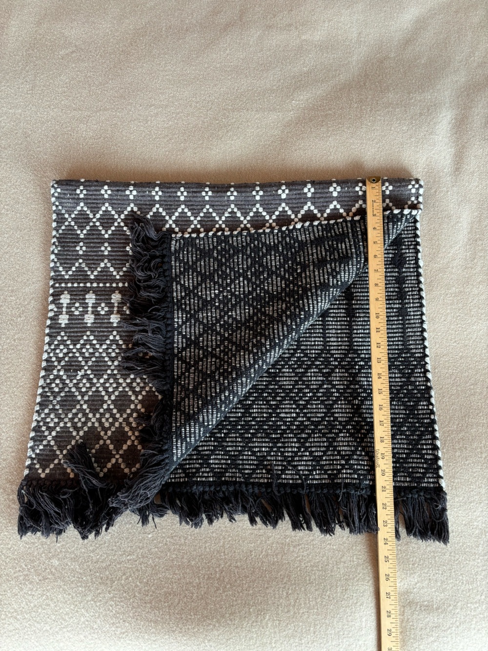 Woven Cotton Rug - Picture 6 of 7
